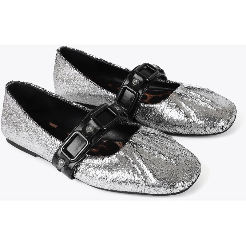 Lola Casademunt Baleríny čierna / strieborná 66026163