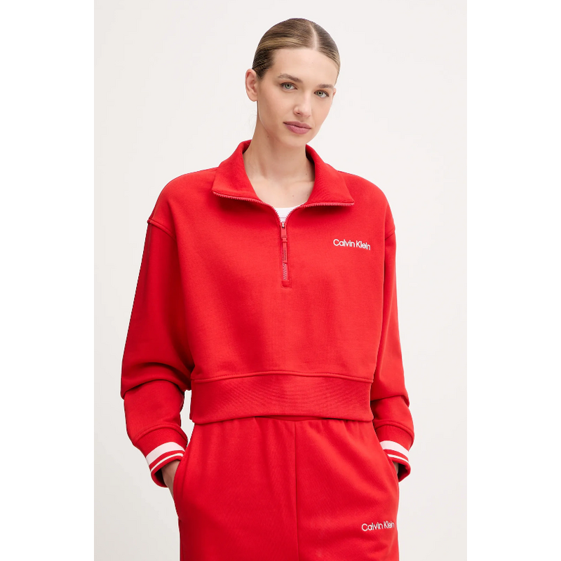 Calvin Klein 1/4 ZIP SWEATER GRAPHIC Rush 66025956