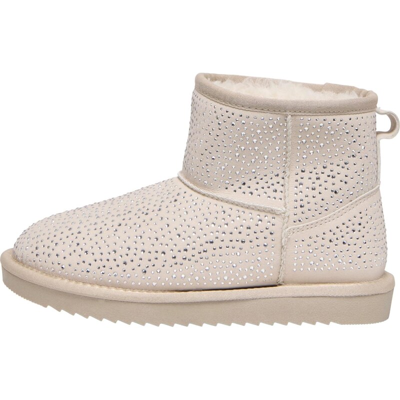 ONLY Nízke čižmy ONLFEODORA béžová / strieborná 66026660