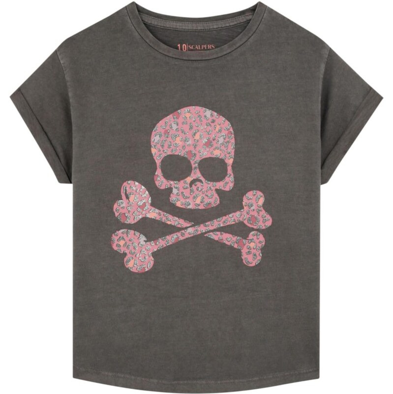 Scalpers Funkčné tričko antracitová / čierna 66026695