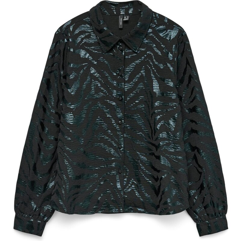 VERO MODA Blúzka VMCARLA námornícka modrá / čierna 66027091