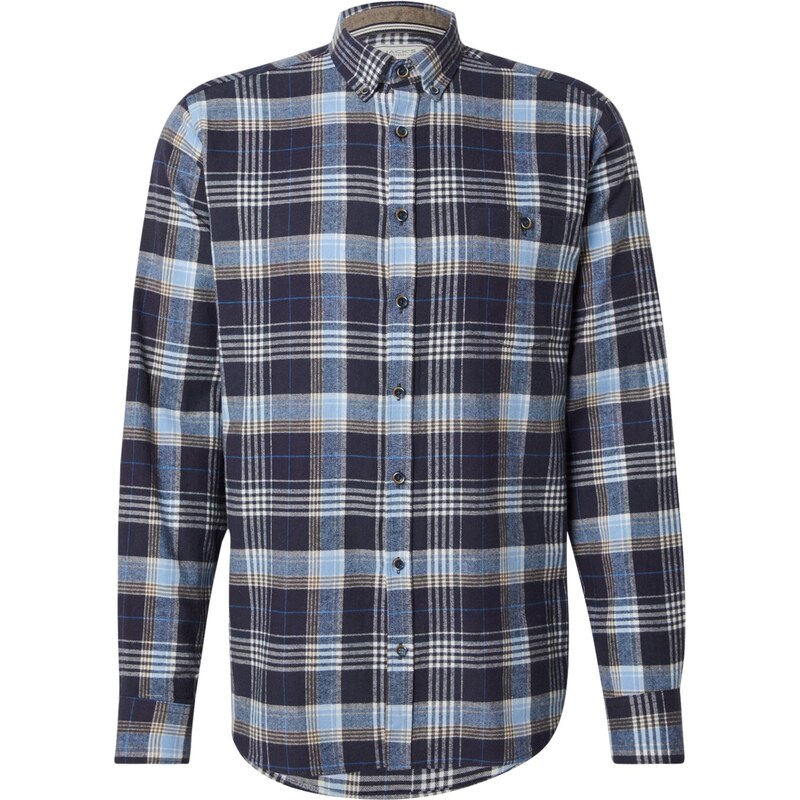 Jacks Košeľa pastelovo modrá / tmavomodrá / hnedá / biela 66039089