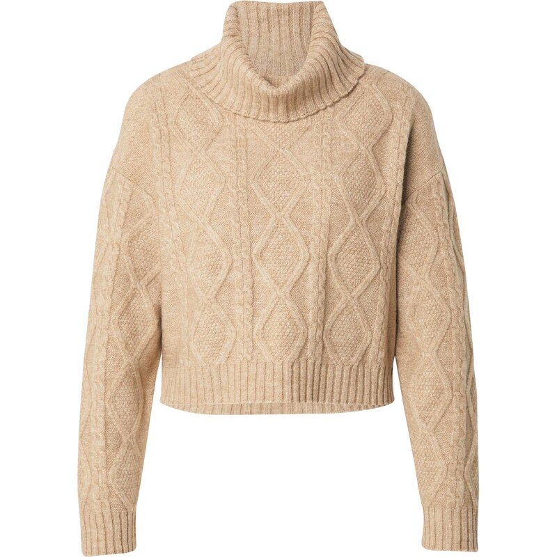 ABOUT YOU Sveter Carla hnedá melírovaná 66027343