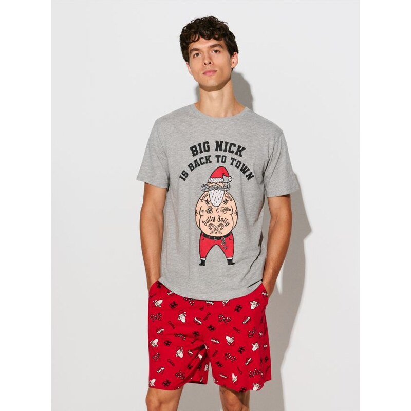 Sinsay - Pyžamo so zmesou viskózy - viacfarebná 66026436