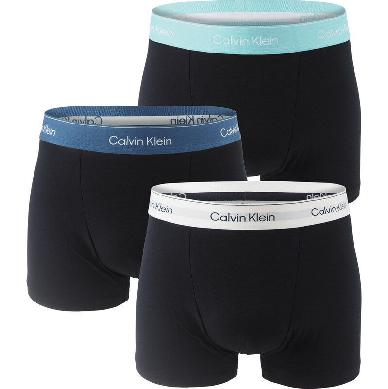Calvin Klein - boxerky 3PACK Icon cotton stretch relaxed black / 66028907