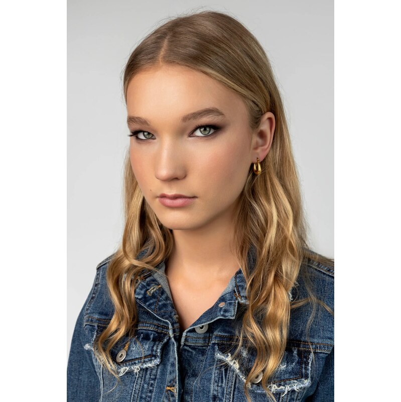 Marc Malone Výrazné oválne náušnice Vyne MCE250298G 66584655