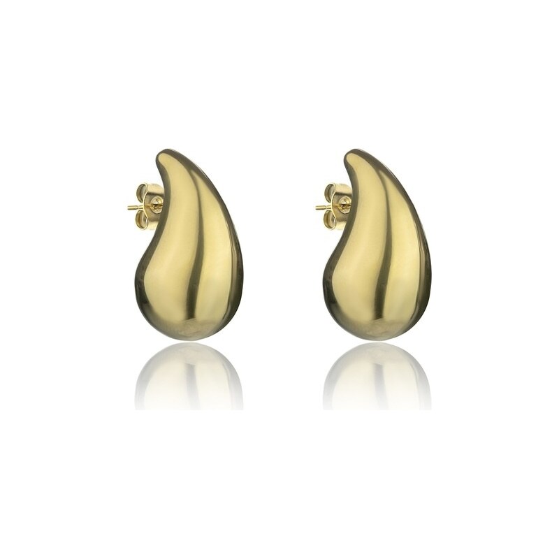 Marc Malone Nadčasové pozlátené náušnice Tear Drop MCE24033G 66578202