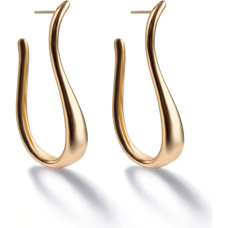 Marc Malone Módne pozlátené náušnice Zenya MCE250341G 66588202