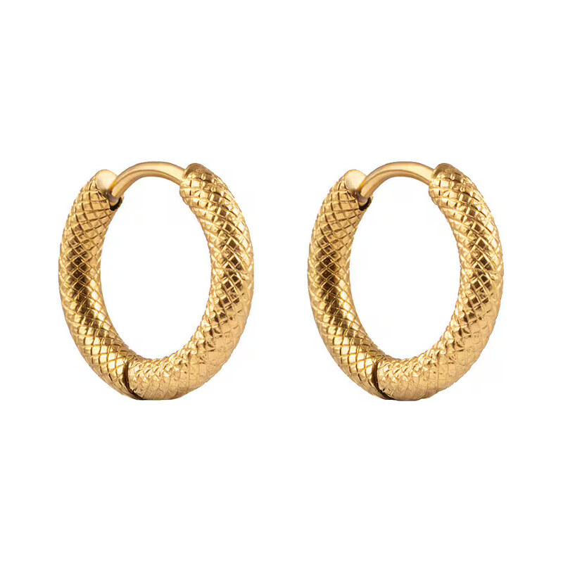 Emily Westwood Nadčasové pozlátené kruhy Melarose EWE250297G 66587096