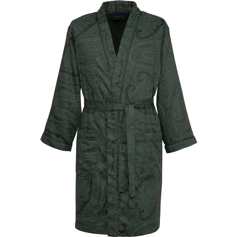 Bavlnený župan Ralph Lauren DONCASTE DkGreen L 66032723
