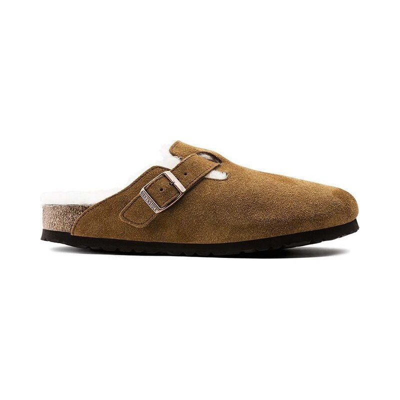 Semišové papuče Birkenstock Boston 25855601