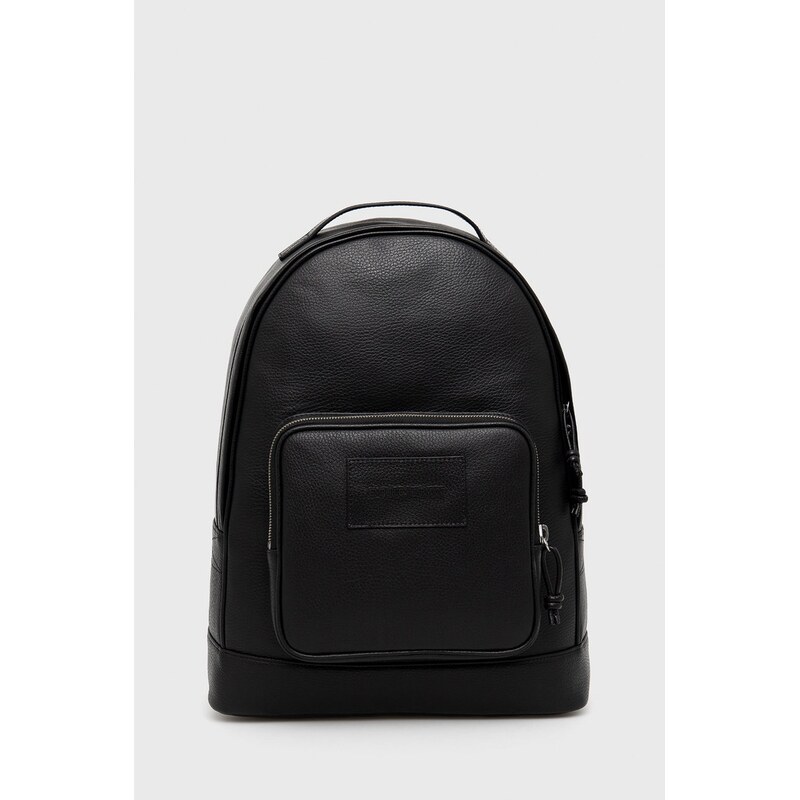 E-shop Kožený ruksak Emporio Armani