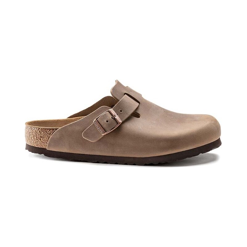 Nubukové šľapky Birkenstock Boston 29668053