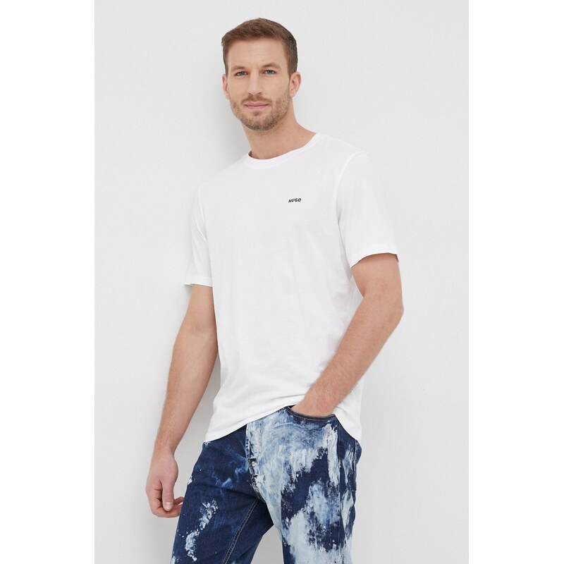 Bavlnené tričko HUGO Dero222 31773453