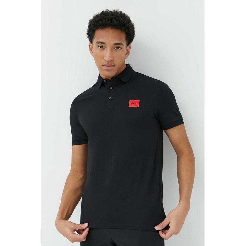 Bavlnené polo tričko HUGO Dereso222 36935228