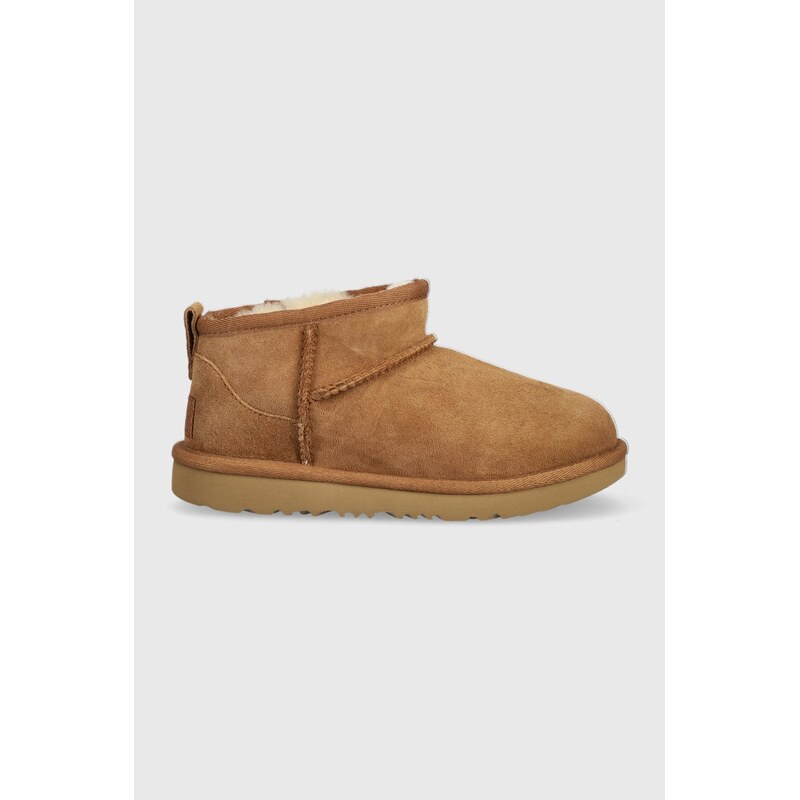 UGG Detské semišové snehule UGG Classic Ultra Mini 35765790