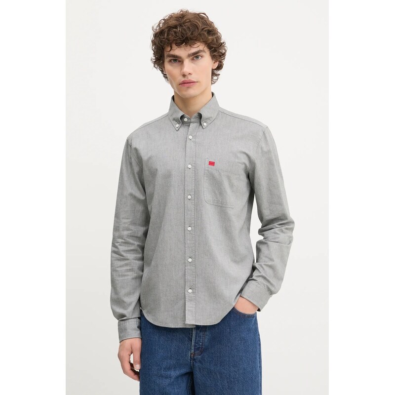 Bavlnená košeľa HUGO Evito 60690549