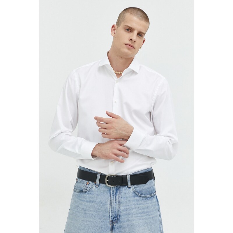 Bavlnená košeľa HUGO 62049883