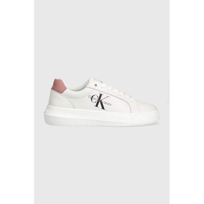 Kožené tenisky Calvin Klein Jeans CHUNKY CUPSOLE MONO LTH WN 48514110