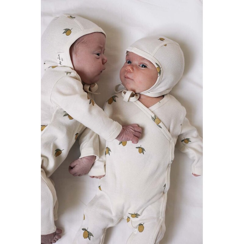 Bavlnené body pre bábätká Konges Sløjd NEWBORN ONESIE GOTS 39346713