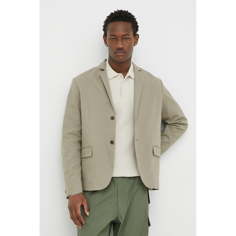 Bavlnené sako Samsoe Samsoe Nork 39177664