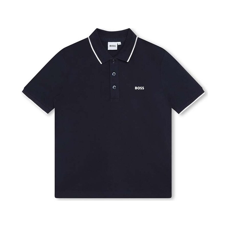 Detská bavlenná polokošeľa BOSS 39263477