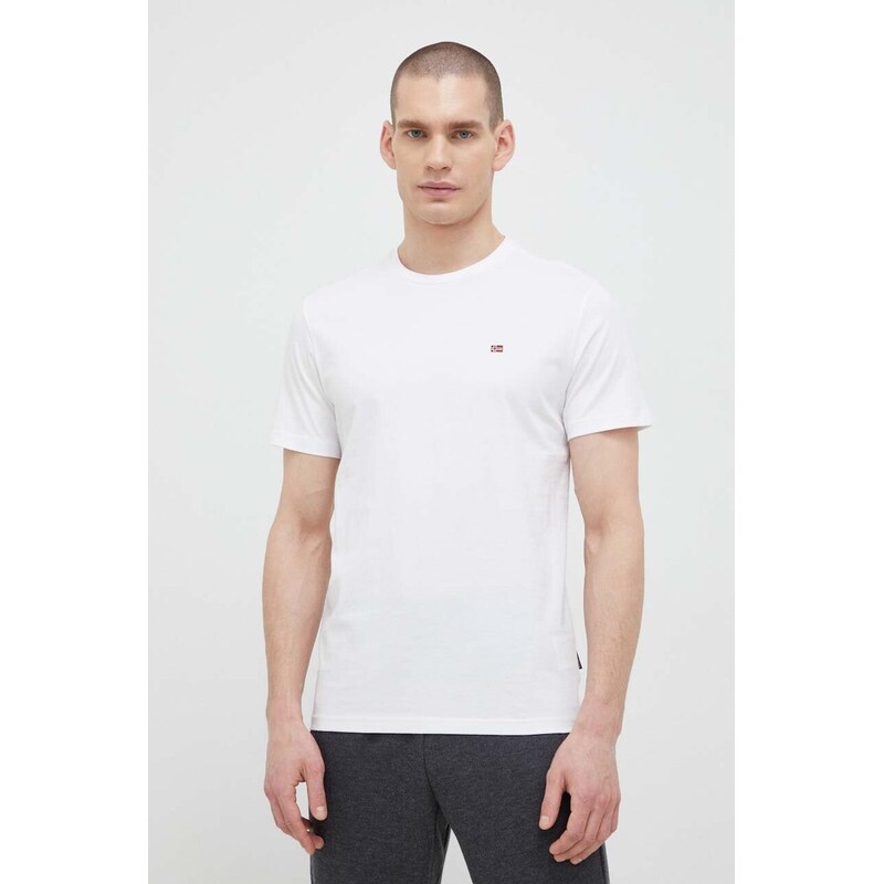 Bavlnené tričko Napapijri Salis 39234996