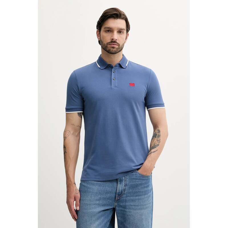 Bavlnené polo tričko HUGO Deresino232 64047368