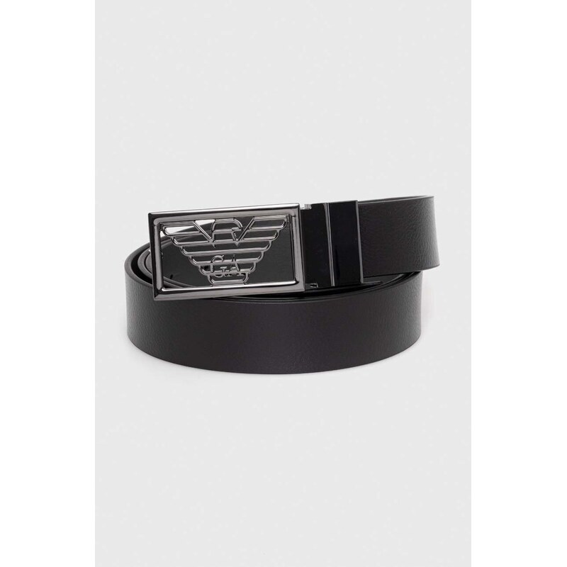 Obojstranný kožený opasok Emporio Armani 44179409