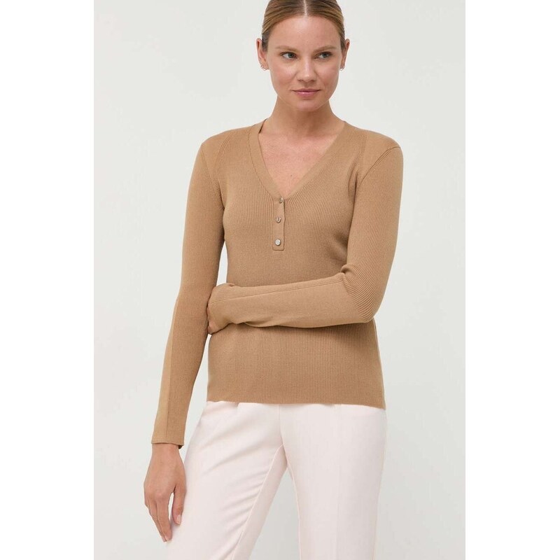 Sveter s prímesou vlny BOSS 44350018