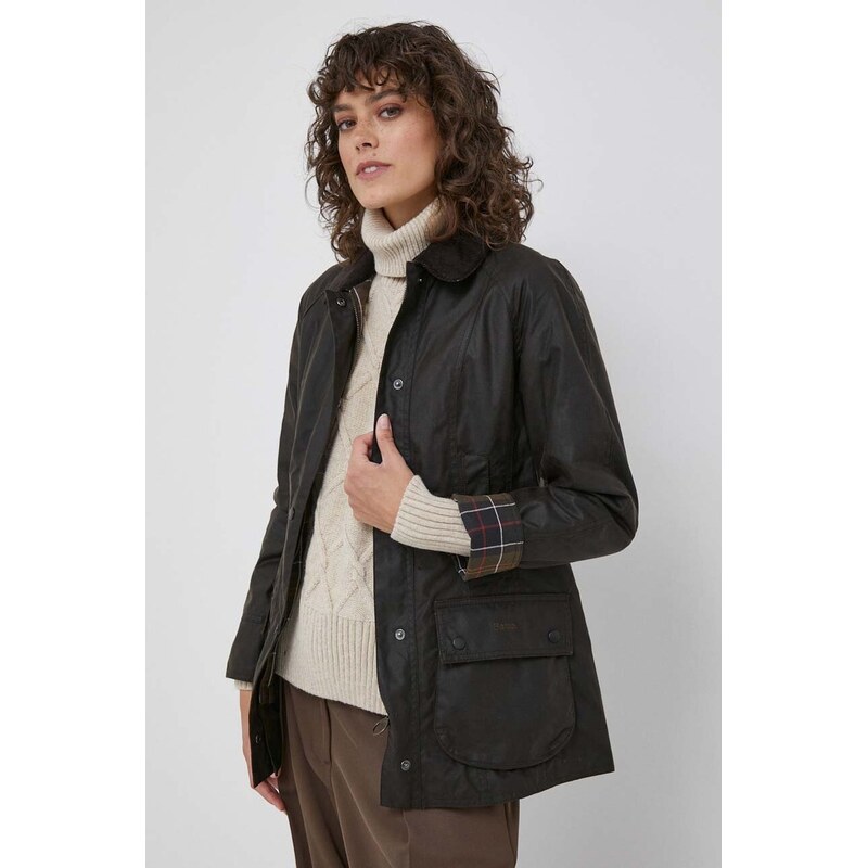 Bavlnená bunda Barbour Classic Beadnell Wax Jacket 64332605