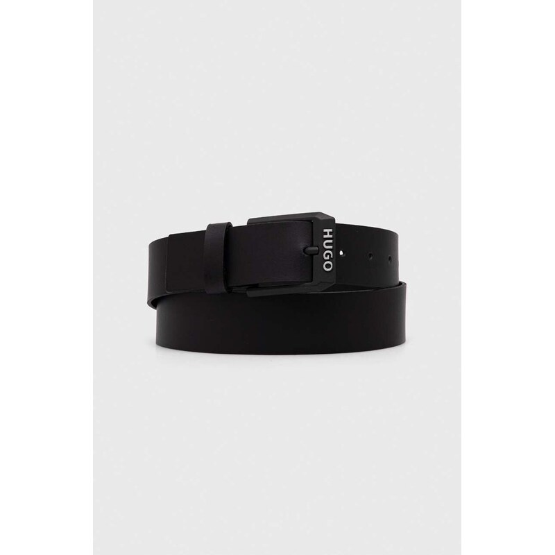 Kožený opasok HUGO Gelio-B_Sz40 45139094