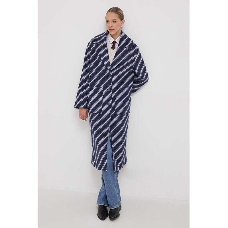 Kabát s prímesou vlny United Colors of Benetton 47572021