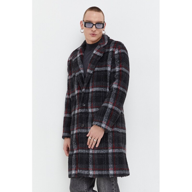 Kabát s prímesou vlny HUGO 47574417