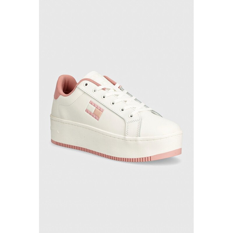 Kožené tenisky Tommy Jeans TJW FLATFORM ESS 53948088