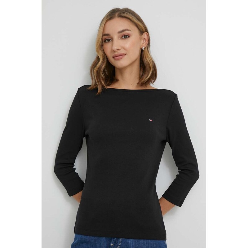 Bavlnené tričko s dlhým rukávom Tommy Hilfiger 66510438