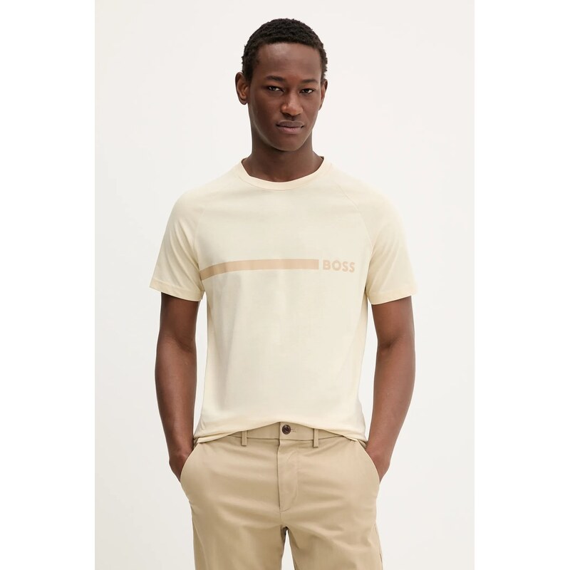 Bavlnené tričko BOSS T-Shirt RN Slim Fit 63787014