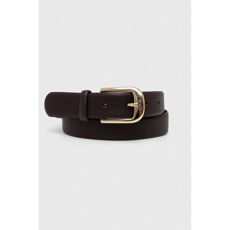Kožený opasok BOSS Anna Belt 3cm C. 57669047
