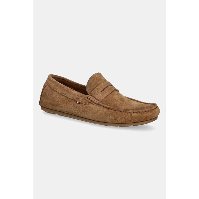 Semišové mokasíny Tommy Hilfiger CASUAL SUEDE DRIVER 62343098