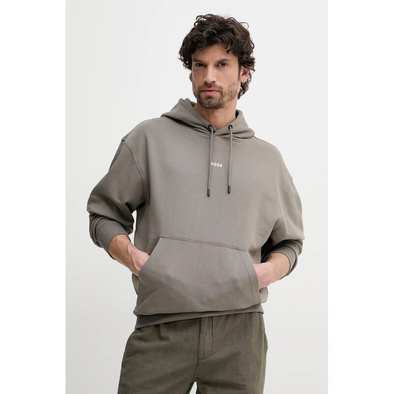 Bavlnená mikina BOSS Orange WeSmallhood 62671908