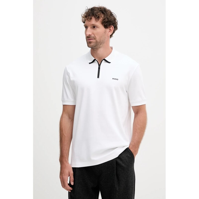 Bavlnené polo tričko HUGO Dalomino 64287996