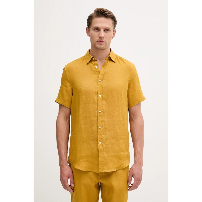 Ľanová košeľa United Colors of Benetton 64113059