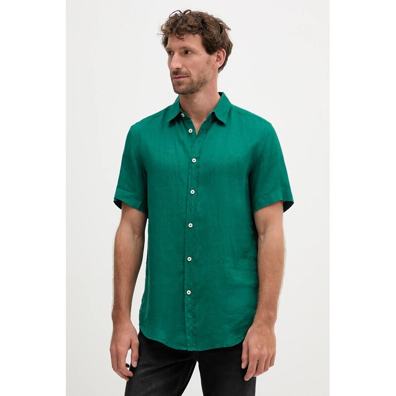Ľanová košeľa United Colors of Benetton 64113058
