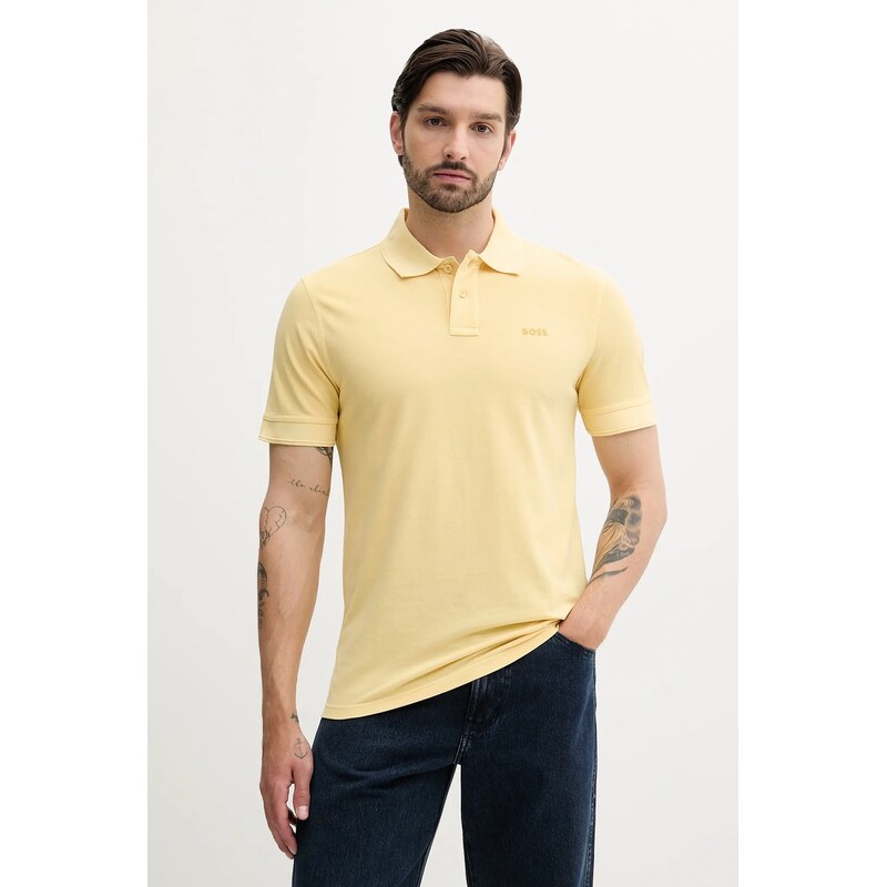 Bavlnené polo tričko BOSS Orange Prime 64047386