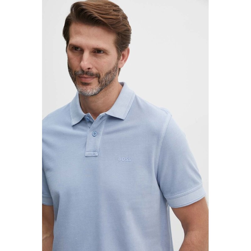 Bavlnené polo tričko Boss Orange Prime 54060420