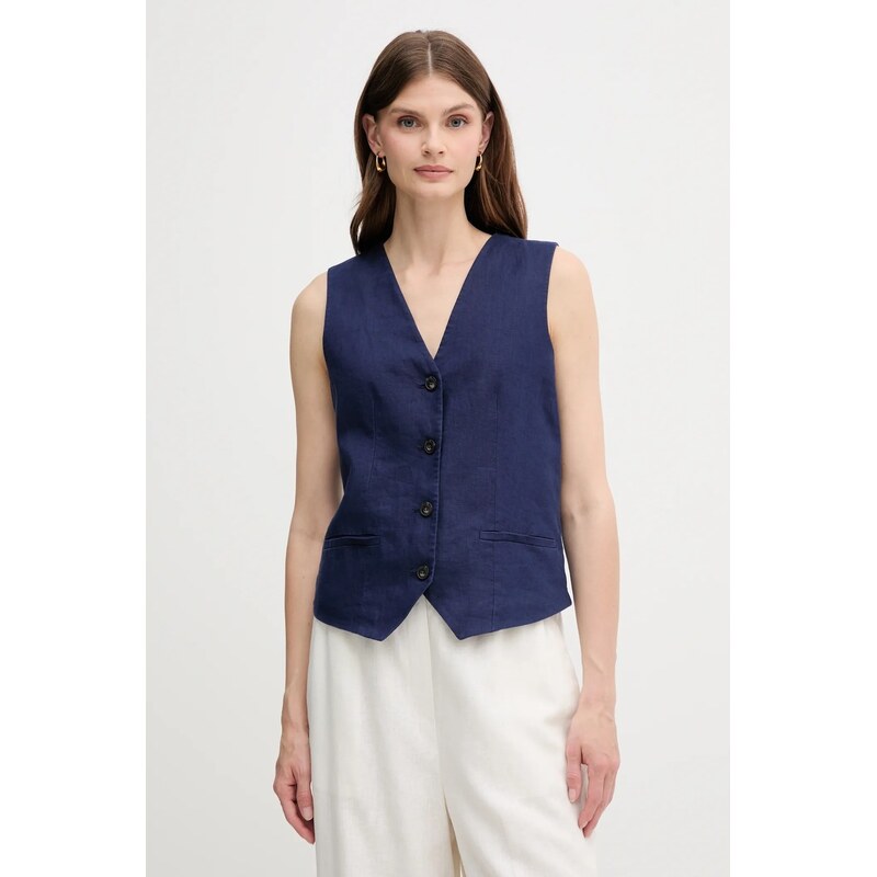 Ľanová vesta United Colors of Benetton 63800135