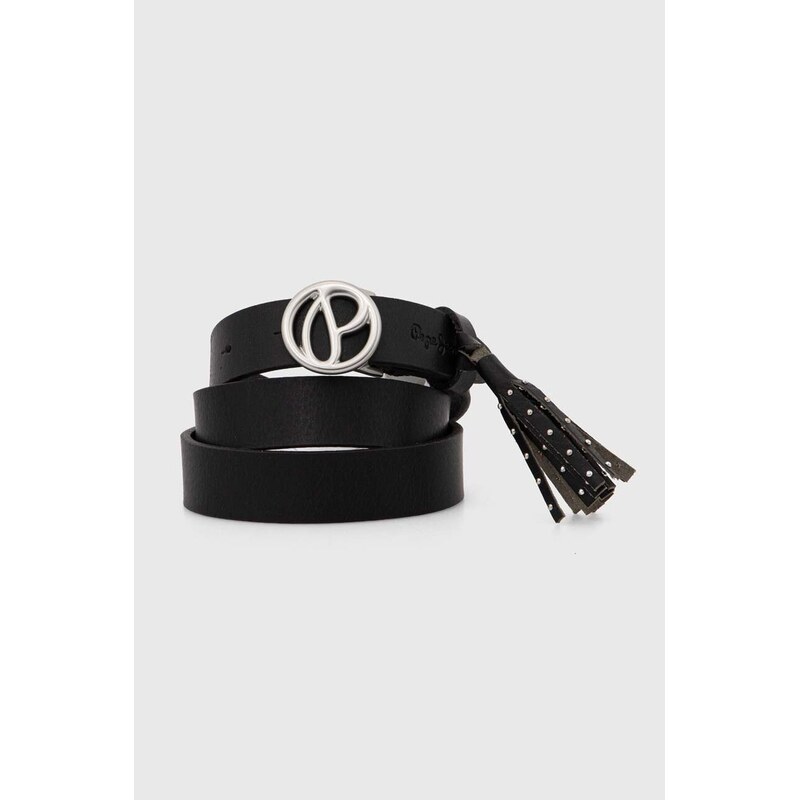 Kožený opasok Pepe Jeans ATHENAS BELT 57670404