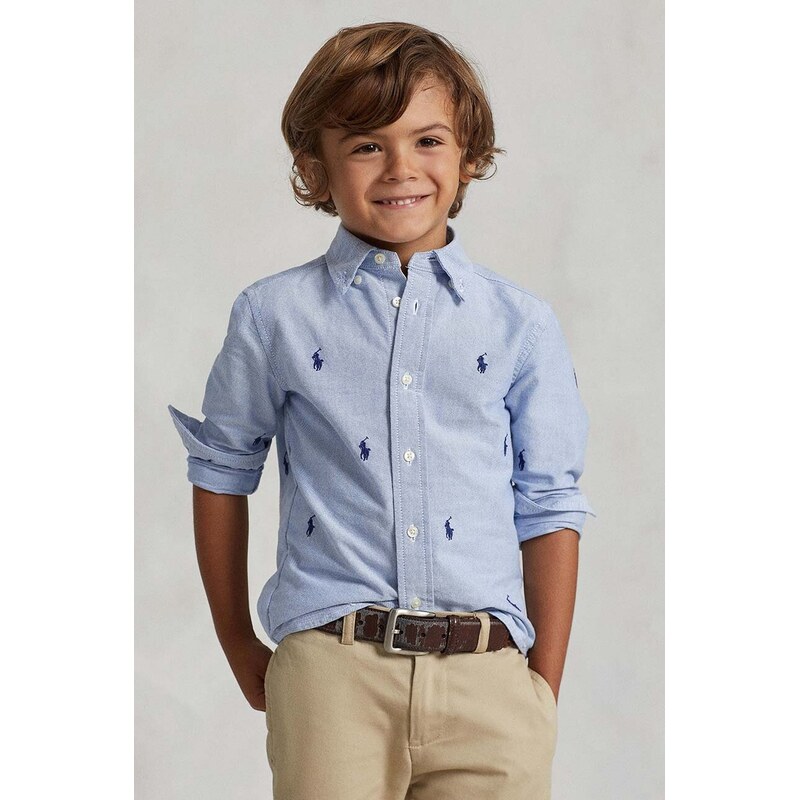 Detská bavlnená košeľa Polo Ralph Lauren 54904559