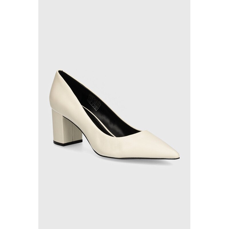 Kožené lodičky HUGO Devany 55252687