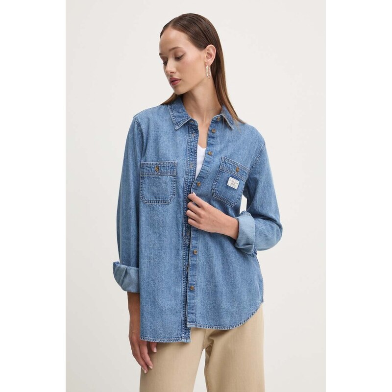 Guess Jeans Rifľová košeľa Guess Jeans 55855040